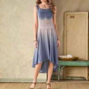 Sundance Ombre Silk Midi Dress